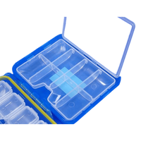 Meiho Akiokun FB - 480 Lure Case | Blue | 16 Compartments Tackle Box | - Fishermanshub