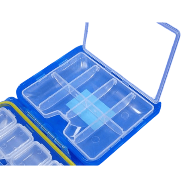 Meiho Akiokun FB - 480 Lure Case | Blue | 16 Compartments Tackle Box | - Fishermanshub