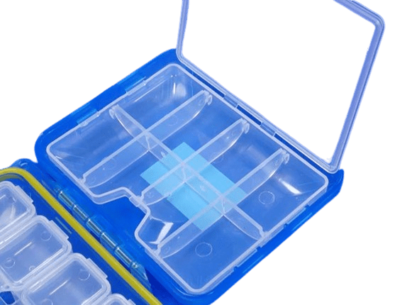 Meiho Akiokun FB - 480 Lure Case | Blue | 16 Compartments Tackle Box | - Fishermanshub