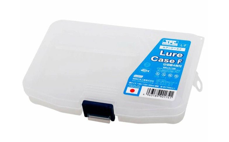 Meiho Lure Case F | Clear | 5 Compartments Tackle Box | - Fishermanshub