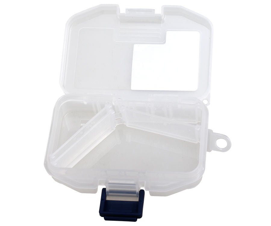 Meiho Lure Case SS | Clear | 4 Compartments Tackle Box | - Fishermanshub