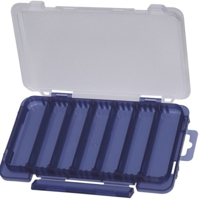 Meiho Lure Game Case J | Clear x Navy | 7 Compartments Tackle Box | - Fishermanshub