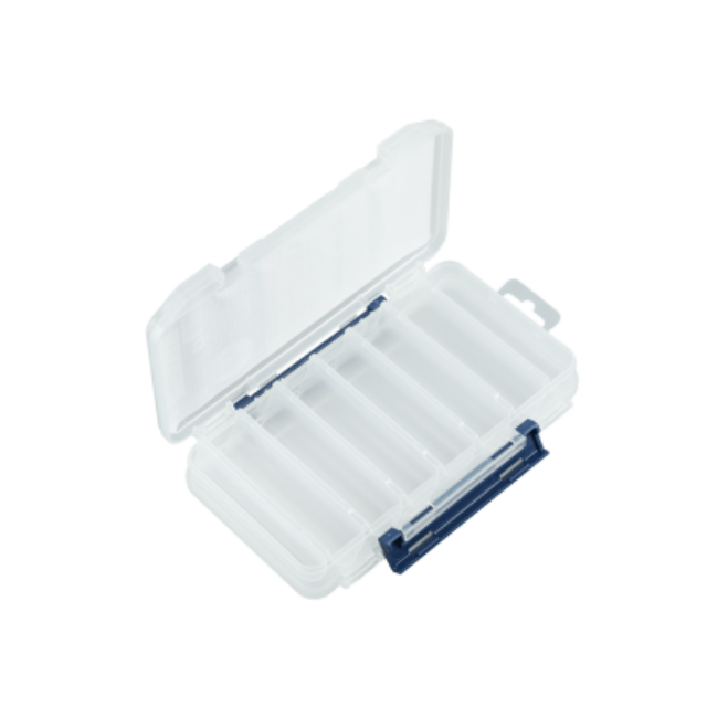 Meiho Reversible 100 Lure Case | Clear | 14 Compartments Tackle Box | - Fishermanshub