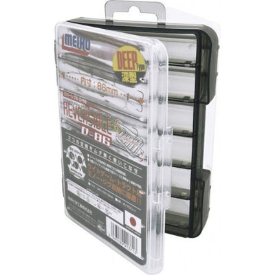 Meiho Reversible L-86 (140 x 104 x 22 mm) Clear Smoke (5675 Meiho Reversible L-86 (140 x 104 x 22 mm) Clear Smoke (5675
