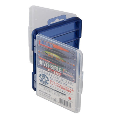 Meiho Reversible F - 86 Lure Case | Clear | 10 Compartments Tackle Box | - Fishermanshub