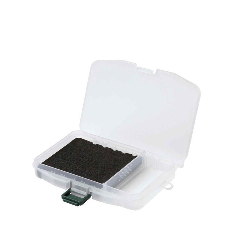 Meiho Slit Form Case F7 Tackle Box | Clear | 2 Compartments Tackle Box | - Fishermanshub