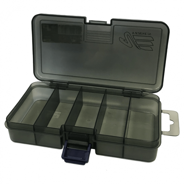 Meiho Versus VS - 704 Lure Box | Black | 5 Compartments Tackle Box | - Fishermanshub