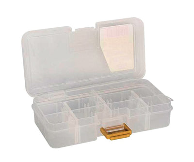 Meiho Worm Case S Tackle Box | Clear | 10 Compartments Tackle Box | - Fishermanshub
