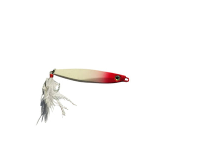 Metal Jig - F | Fast Sinking | 30 Gm | 40 Gm | - Fishermanshub30GmRed Head