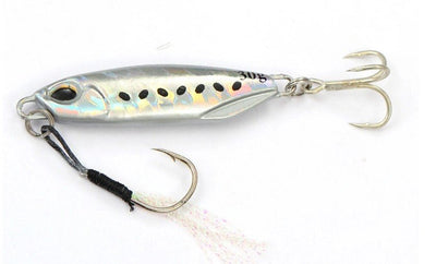 Metal Jig - S | Slow Sinking | 10 Gm | 15 Gm | 20 Gm | - Fishermanshub15GmSilver