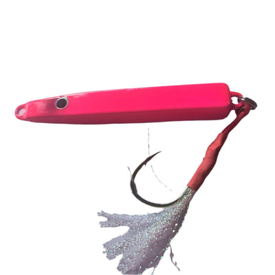 Murrvy Metal Candy Jig Plugs | Topwater | 60 Gm | - FishermanshubFluro Pink