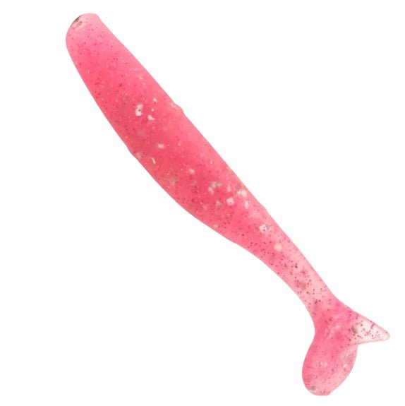 Murrvy FeenZ Shad Soft Plastic Baits | 3 Inch | 6 Pcs Per Pack | - FishermanshubPink Glitz