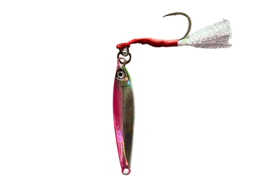 Murrvy Flutter Metal Jig | Slow Sinking | 20 Gm | - Fishermanshub20 GmPink Silver