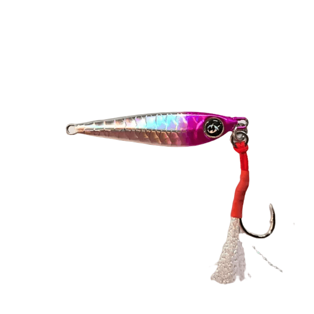 Murrvy Long Cast Metal Jig | Fast Sinking | 40 Gm | 50 Gm | - Fishermanshub40GmPink Head
