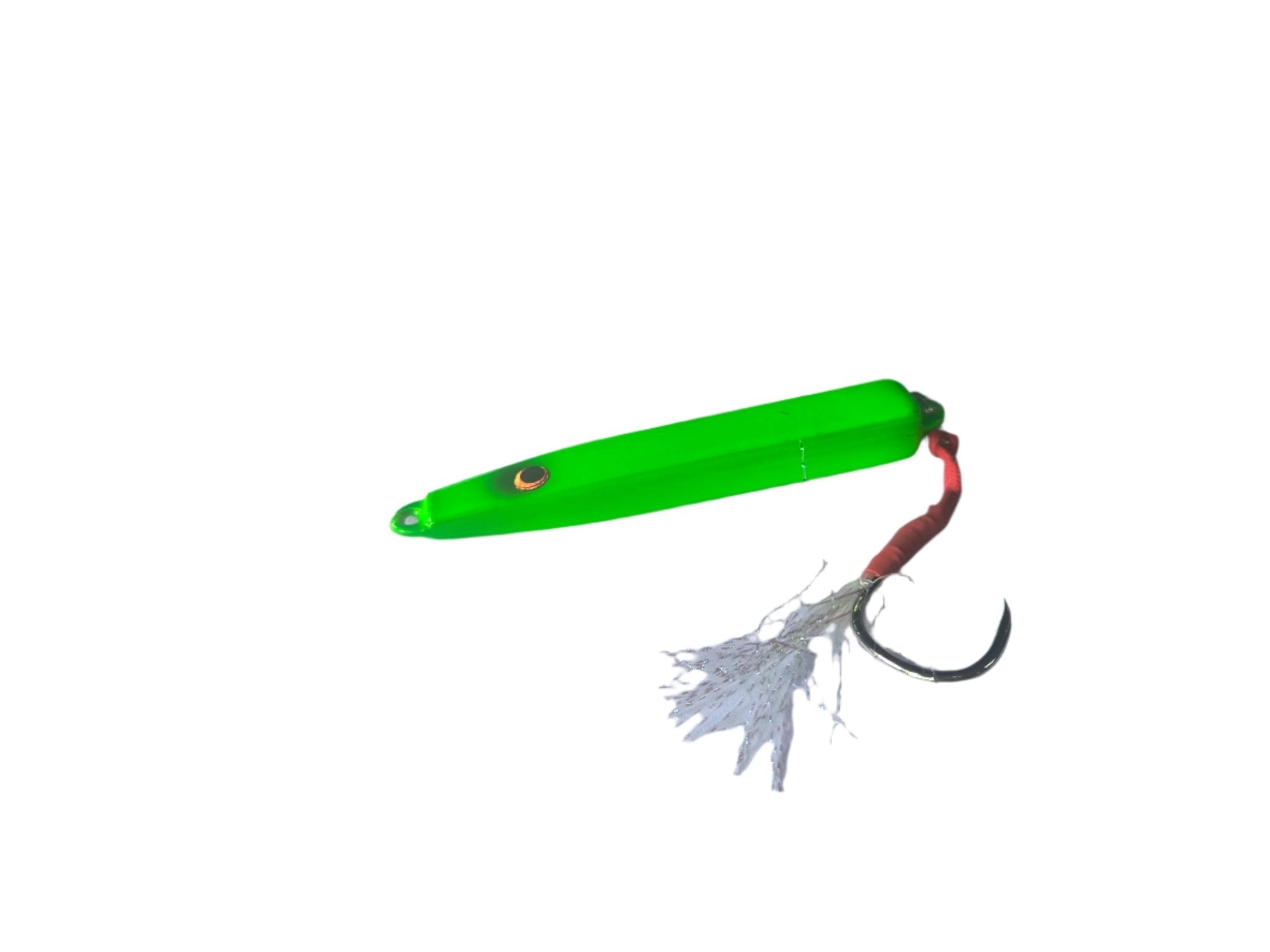 Murrvy Metal Candy Jig Plugs | Topwater | 60 Gm | - FishermanshubGreen Chartreuse