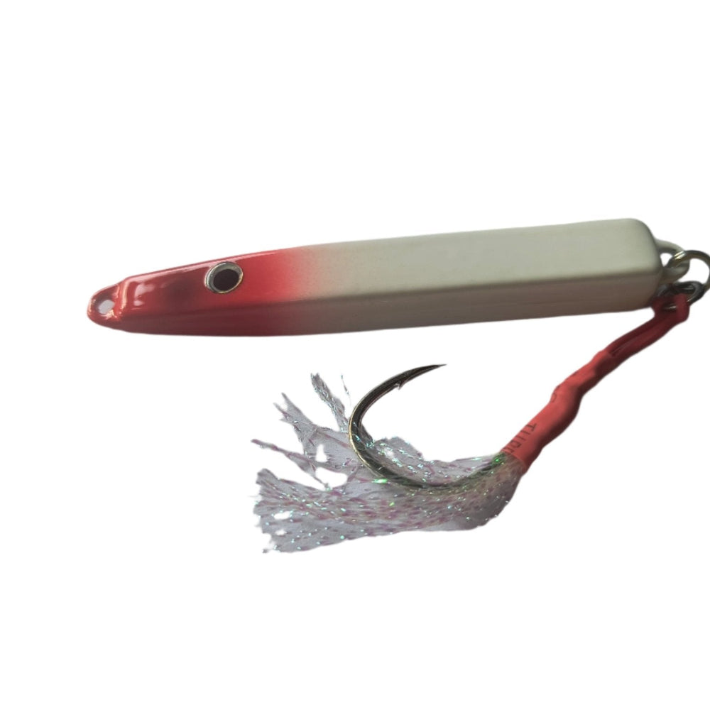 Murrvy Metal Candy Jig Plugs | Topwater | 60 Gm | - FishermanshubRed Head