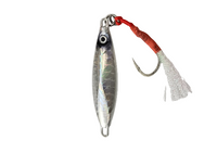 Murrvy Flutter Metal Jig | Slow Sinking | 30 Gm | 50 Gm | - Fishermanshub30 GmSilver (Holographic)