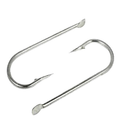 Mustad Round Bent Sea Single Hooks | 2315 | 5 Pcs | 10 Pcs | 100 Pcs | - Fishermanshub#35 Pcs