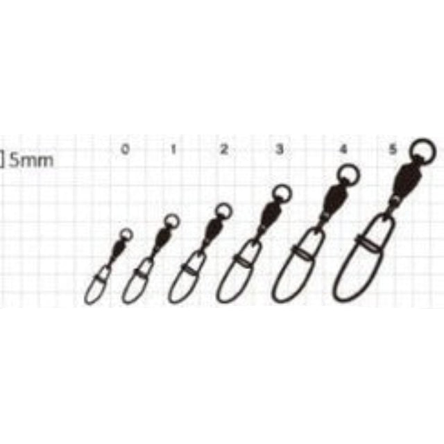 ODZ Ball Bearing Swivel With Cross Lock Snap | OS-17 | - Fishermanshub#4