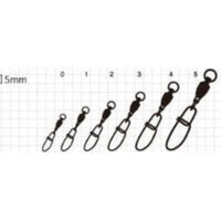 ODZ Ball Bearing Swivel With Cross Lock Snap | OS-17 | - Fishermanshub#4