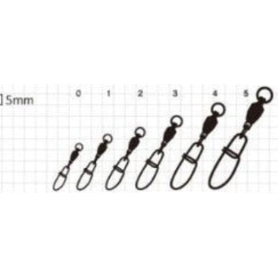 ODZ Ball Bearing Swivel With Cross Lock Snap | OS-17 | - Fishermanshub#4