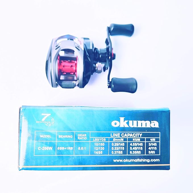 Okuma Ceymar Baitcasting Reel | Right - Handed | OBR - C - 266W | - FishermanshubRight Handed