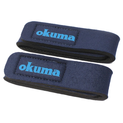 Okuma Neoprene Rod Strap | Blue | Pack Of 2 | - FishermanshubL