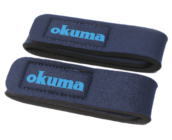 Okuma Neoprene Rod Strap | Blue | Pack Of 2 | - FishermanshubL