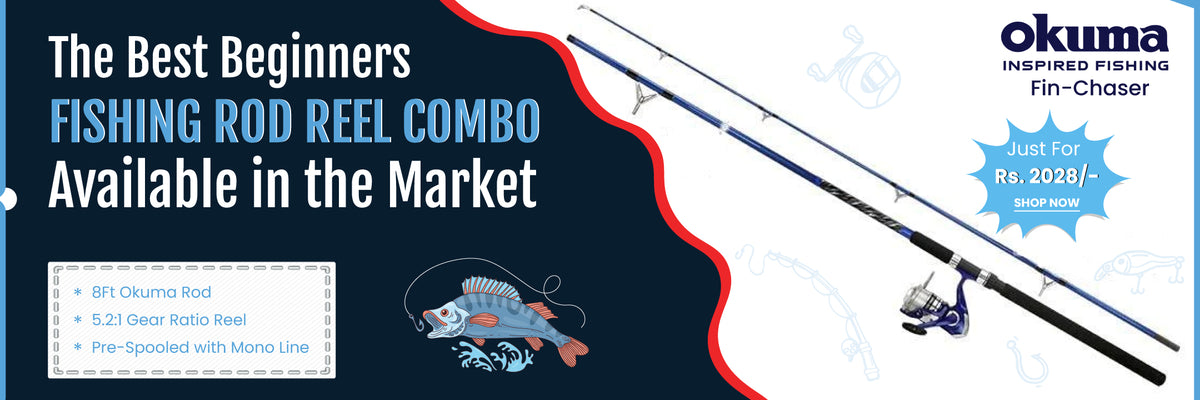 Buy Fishing rod and reel full set combo Online In India At