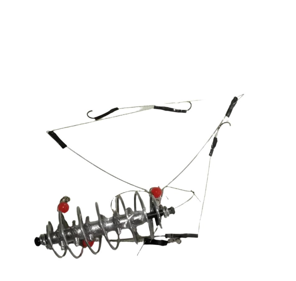 OnLiTop Spring Feeder Rig With Hooks | 50 Gm | Carp Fishing