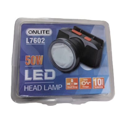 Onlite Rechargeable LED Head Lamp | 50W L7602 | 60W L7609 | - Fishermanshub50W