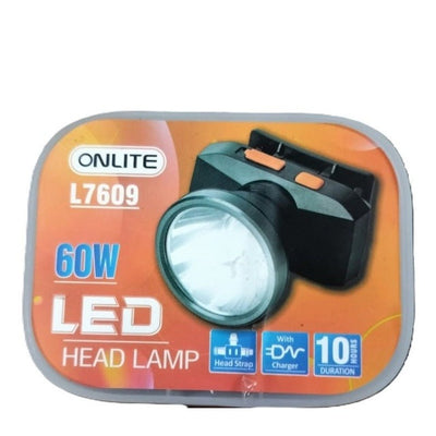 Onlite Rechargeable LED Head Lamp | 50W L7602 | 60W L7609 | - Fishermanshub50W