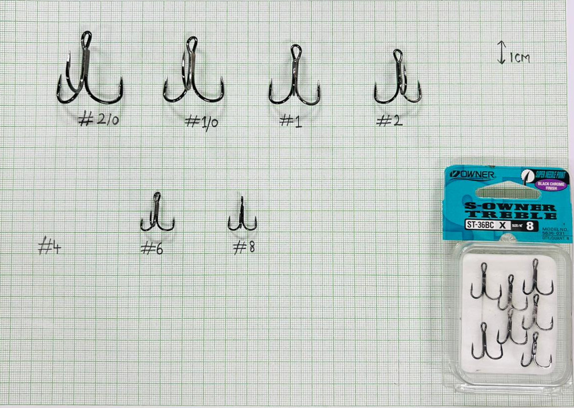 Owner ST-36BC X S-Owner Treble Hook | 5636 | 5-8 Pcs Per Pack |