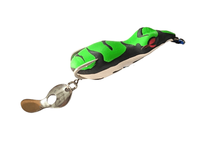 Pexxo Finch Frog Handmade Soft Lure | Floating | 5 Cm | 6 - 7 Gm | - FishermanshubGreen