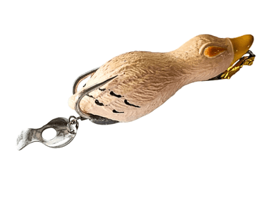 Pexxo Fly Bug Frog Handmade Soft Lure | Floating | 7 Cm | 9 - 10 Gm | - FishermanshubWhite