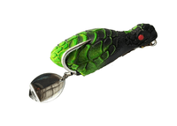 Pexxo Turtle Frog Handmade Soft Lure | Floating | 6 Cm | 13 - 14 Gm | - FishermanshubGreen