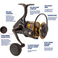 Penn Battle IV (4) Spinning Reel | BTLIV5000 | BTLIV6000 | - FishermanshubBTLIV - 6000