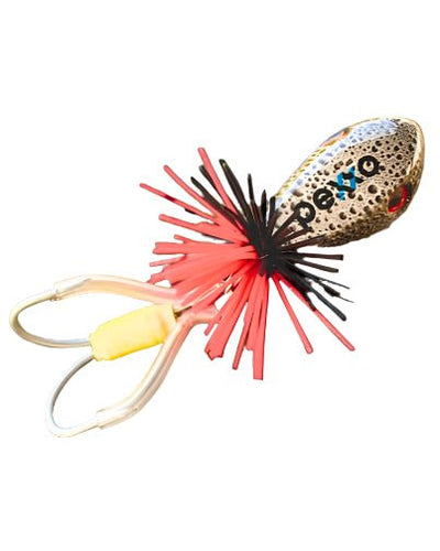 Pexxo Battle Java Frog Handmade Hard Lure | Floating | 5 Cm | 8 - 9 Gm | - FishermanshubGrey