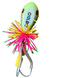 Pexxo Battle Java Frog Handmade Hard Lure | Floating | 5 Cm | 8 - 9 Gm | - FishermanshubLime