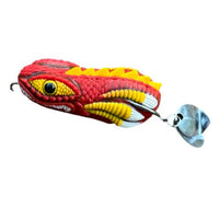Pexxo Devil Frog Handmade Soft Lure | Floating | 5.5 Cm | 11 - 12 Gm | - FishermanshubRed