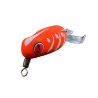 Pexxo Laser Frog Handmade Soft Lure | Floating | 4 Cm | 7 - 8 Gm | - FishermanshubOrange