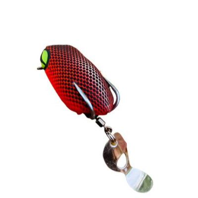 Pexxo Zippy Frog Handmade Soft Lure | Floating | 4 Cm | 4 - 5 Gm | - FishermanshubRed