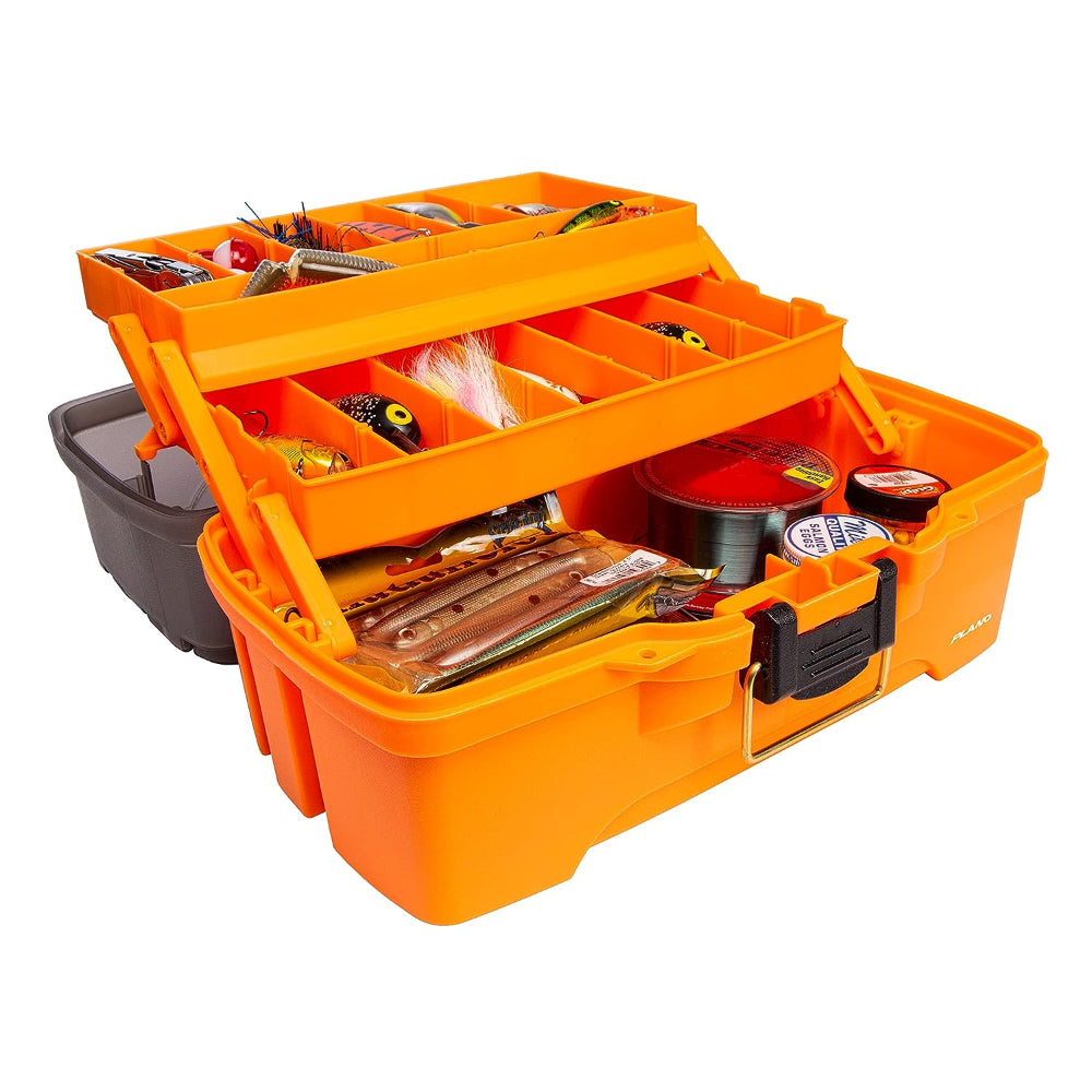 Plano Heavy Duty Tackle Box | Orange | 2 Compartment