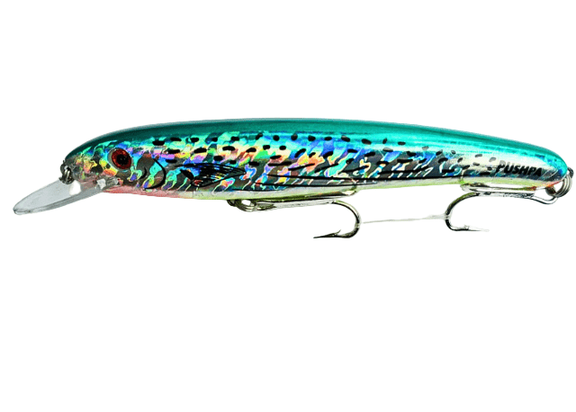 Pushpa Stickered Laser Pro Hard Bait Lure | Floating | 16 Cm | 20 Gm | - FishermanshubSWG - 53