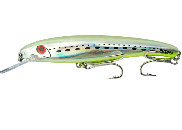 Pushpa Stickered Laser Pro Hard Bait Lure | Floating | 16 Cm | 20 Gm | - FishermanshubSL