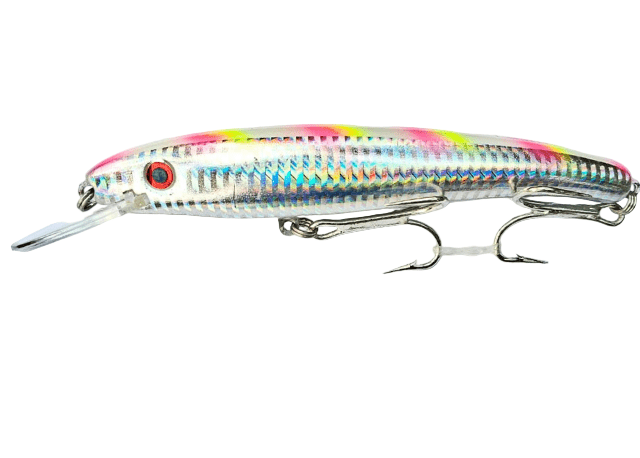 Pushpa Stickered Laser Pro Hard Bait Lure | Floating | 16 Cm | 20 Gm | - FishermanshubSLP