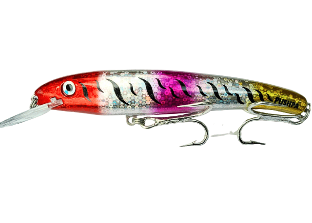 Pushpa Stickered Laser Pro Hard Bait Lure | Floating | 16 Cm | 20 Gm | - FishermanshubSOPY - 32