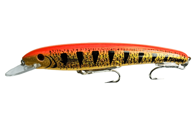 Pushpa Stickered Laser Pro Hard Bait Lure | Floating | 16 Cm | 20 Gm | - FishermanshubSOT - 84