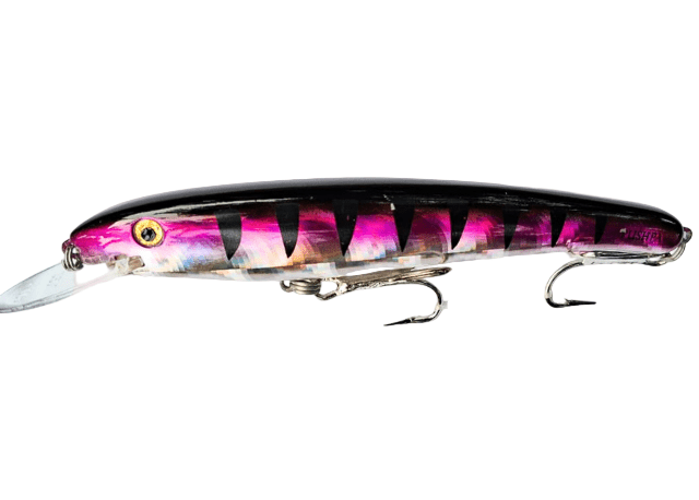 Pushpa Stickered Laser Pro Hard Bait Lure | Floating | 19 Cm | 46 Gm | - FishermanshubS PT - 26