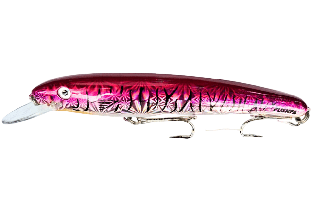 Pushpa Stickered Laser Pro Hard Bait Lure | Floating | 16 Cm | 20 Gm | - FishermanshubSP - 10